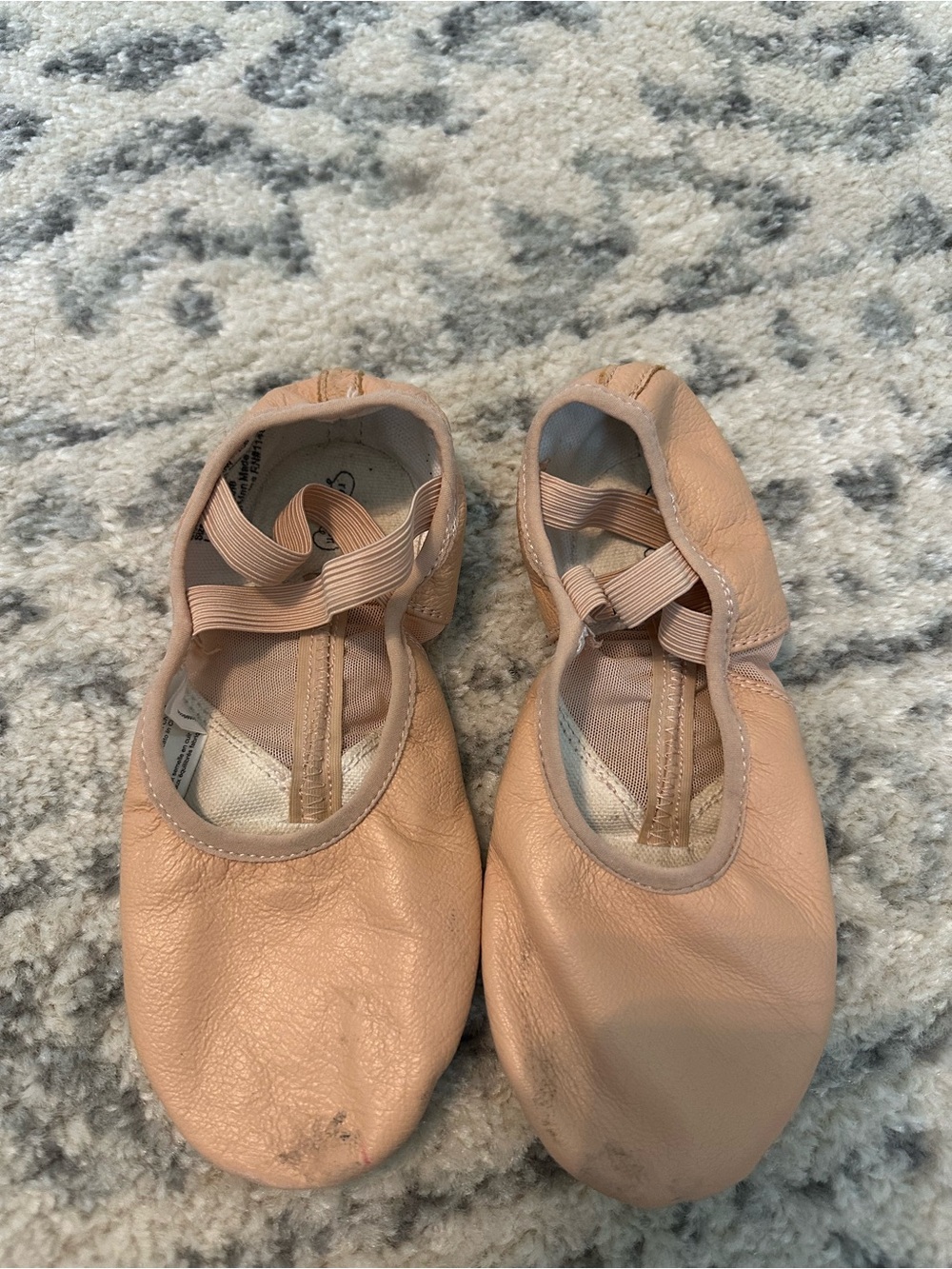 Revolution Kids Ballet Slippers in Blush Pink